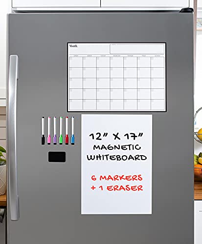 Stay Organized with Home & Me's Magnetic Dry Erase Whiteboard and Calendar Bundle