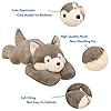 Doireum Weighted Stuffed Animals, 3.3 lbs Weighted Husky Stuffed Animal Plush Toy Cute Huskies Plush Animals Throw Pillow Gifts for Boys Girls, 19.6 inch #4