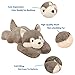 Doireum Weighted Stuffed Animals, 6.2 lbs Weighted Husky Stuffed Animal Plush Toy Cute Huskies Plush Animals Throw Pillow Gifts for Boys Girls, 29.5 inch
