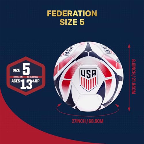 Image of Icon Sports Officially Licensed US Soccer Federation Soccer Ball