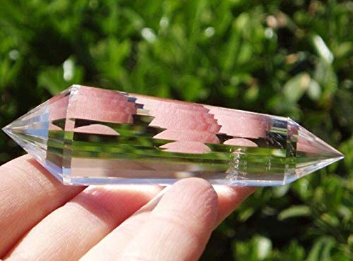 24 Caras Estilo Vogel Cristal de Cuarzo Transparente Punta 49 g Inicio Colecciones