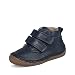 Froddo G2130241 Jungen Lauflernschuh Glattleder Klett flexible Gummisohle Uni, Groesse 24, marine