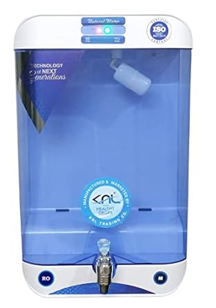 KNL Healthy Drops, KNL-ROHT-AR, RO (reverse osmosis) Water purifier for home with alkaline regulator technology, suitable for feed water 1200 ppm to 2500 ppm, 13 liters detachable tank