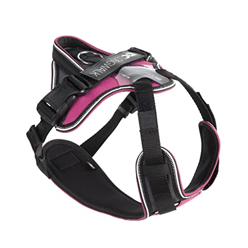 JULIUS-K9 IDC Longwalk Y-Harness, Pink-Gray, Size: M