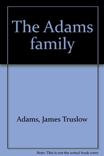 The Adams family B000860CH2 Book Cover