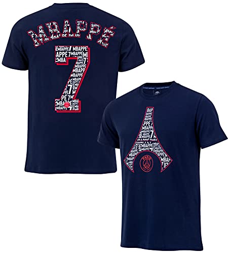 PARIS SAINT-GERMAIN T-Shirt Enfant Kylian MBAPPE PSG - Collection Officielle Taille 10 Ans