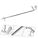 Milisten 1.2m Stainless Steel Snake Tong Safe Snake Trap Clip Folding Clamp Stainless Steel Catcher Clip Tool Collapsible