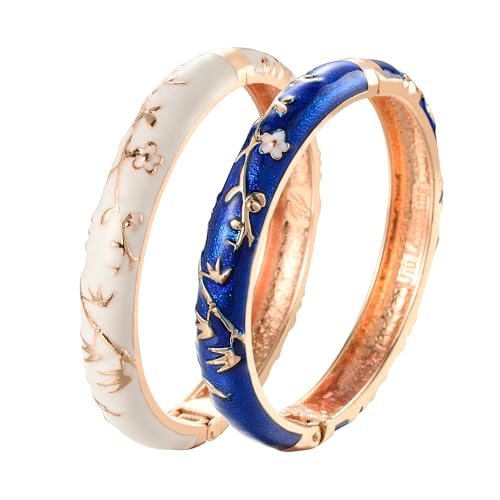 Bracelets en émail pour femme à porter au quotidien ou pour de grandes fêtes