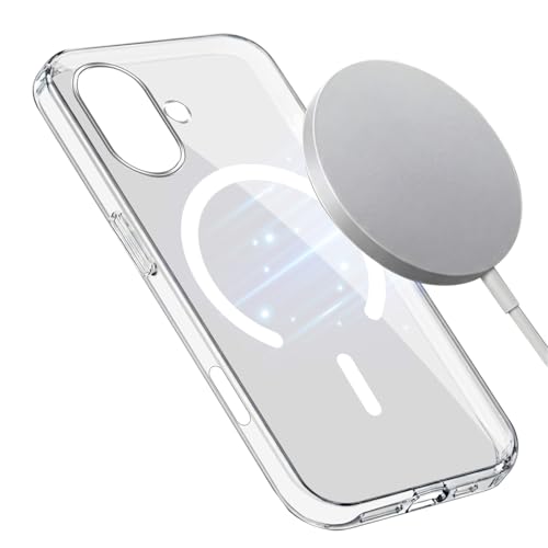 Image of Jkobi Lifetime Anti-Yellow MagSafe Compatible Clear Back Case Cover for Apple iPhone 17 (Sleek Hard Crystal | Camera Protection and Shockproof)