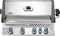 Napoleon Built-in Prestige 500 BBQ Grill, Stainless Steel, Natural Gas - BIP500RBNSS-3 With Infrared Rear Burner, Premium Barbecue For Grilling Masters