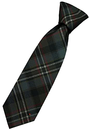 Cravate en laine Écosse homme Scott Green Tartan vert accessoire costume