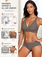 BH Damen Ohne Bügel Push Up BH Nahtloses Bustier Damen BH Seamless Bralette – Ansicht 2