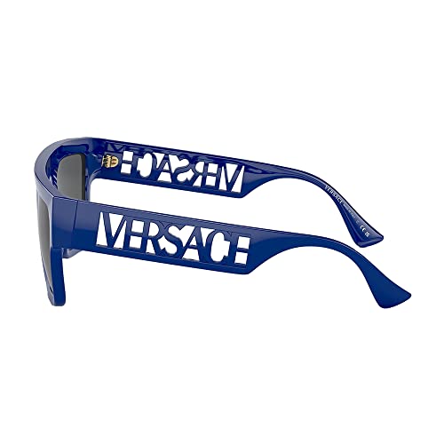 Image of Versace Man Sunglasses Havana Frame, Dark Grey Lenses, 53MM
