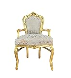 Design unique : cette chaise d'appoint de style Louis français allie élégance rétro baroque et rococo avec une touche moderne.