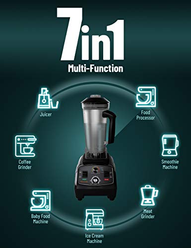 image for WantJoin Professional Blender, ETL listed 68oz Commercial Blender for 