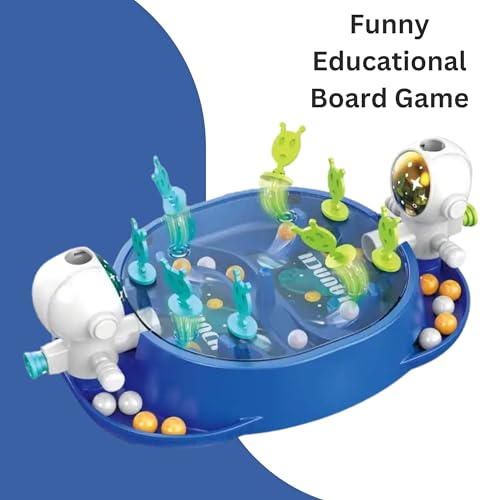 Image of Lefan Pinball Game for Kids 3 4 5 6 7 Years Old Mini Tabletop Pin Ball Board Game for 2-4 Players Fun Educational Game Toy Birthday Gift for Boys Girls Indoor Family Game Set (Blue)