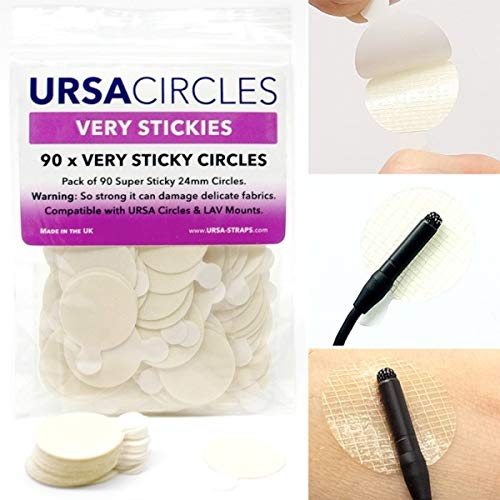 URSA Very Sticky Circles: 90 Super High Tack, Double Sided, Pre-Cut Stickies with Peel-Off Tabs. Made In the UK - Image 3