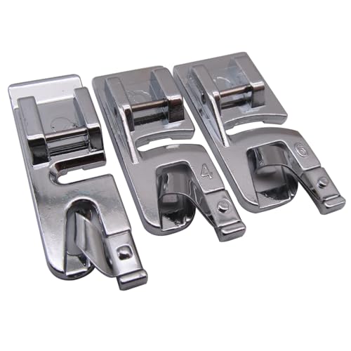 Set de 3 Pies de Máquina de Coser Para Dobladillo Estrecho miniatura 1