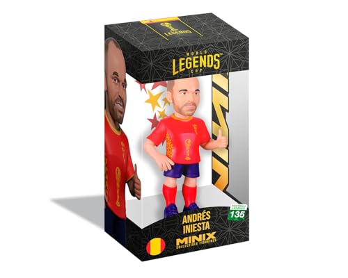 Miniatura 2 de MINIX BANDAI Figura Iniesta - Selección Española - Coleccionables para Exhibición - Idea de Regalo - Juguetes para Niños Y Adultos - Fans De Música MN25046