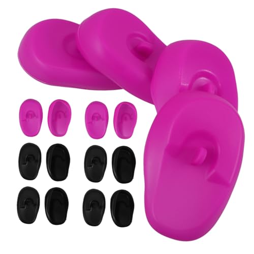 HEALEEP 8 ペア対 耐熱防水シリコン染髪耳カバー プロ仕様サロン 家用 耐久性