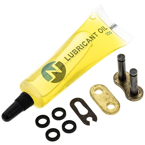 Cadena dorada 428 X-Ring NICHE de 126 eslabones para evitar el desgaste 3
