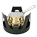 SPYMINNPOO Stable Mini Alcohol Stove with a Curb, Light Wearable Alcohol Stove for The Backpack - Suitable for The Outdoor Area, Cooking, Cooking (Grey) (Black) (Dark Green)
