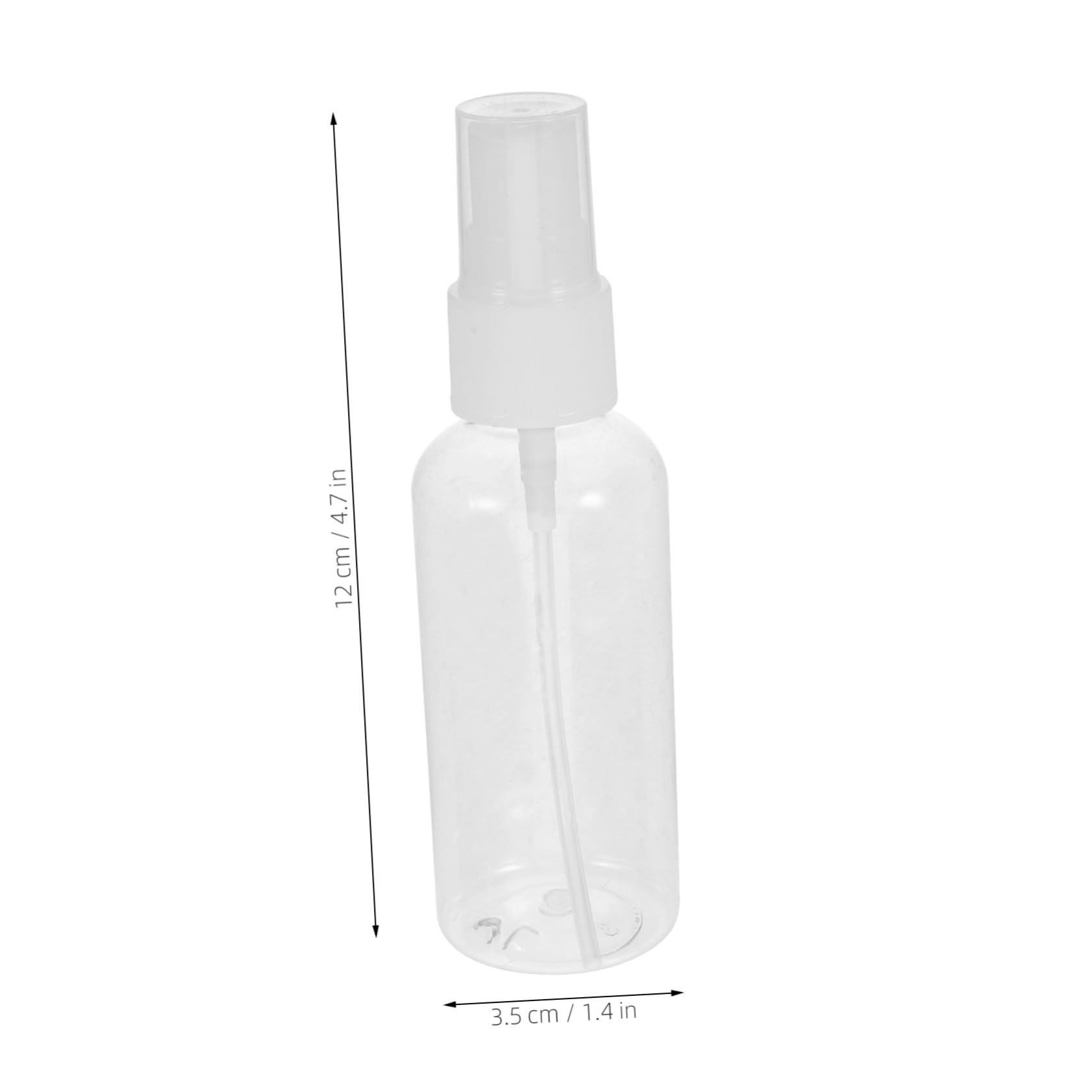 Healeved 100 Sztuk Sztuk Mini Atomizerów Do Przezroczyste Wielokrotnego Napełniania Butelki z Delikatną Mgiełką Przenośne Spray Do Podróży i Pielęgnacji Skóry