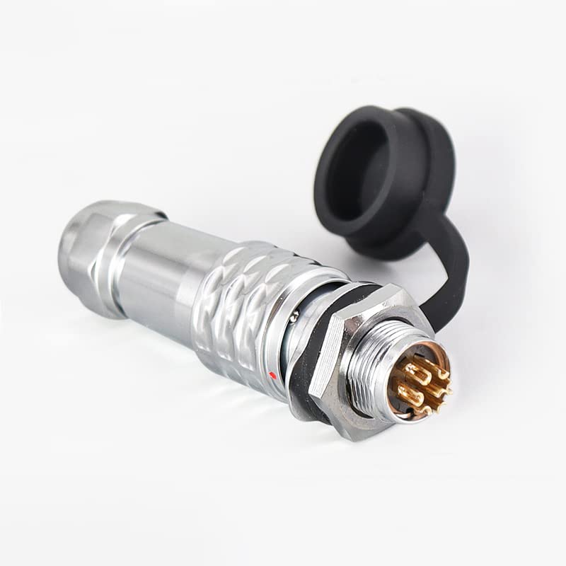 SF12 7 Pin Plug+Socket Back Mount Quick Push-Pull Metal Waterproof Aviation Circular Industrial