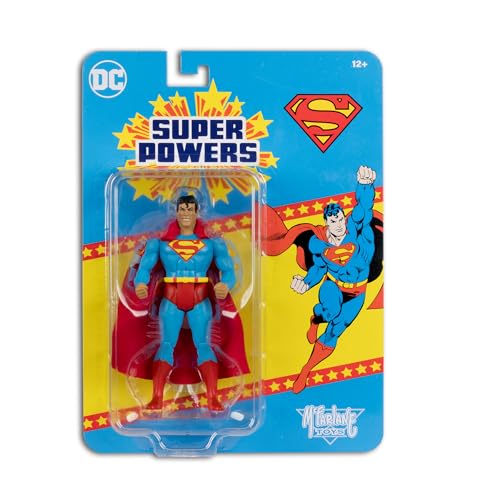 McFarlane Brinquedos – Boneco DC Super Powers Superman (Clássico) 11,4 cm