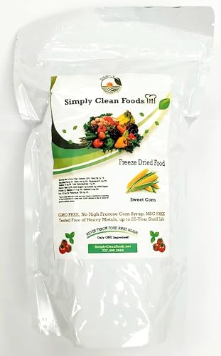 Simply Clean Foods Freeze Dried Corn - Non-GMO - Made in USA