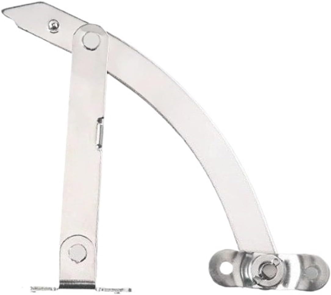 Door Limiter Flat Locator Windproof Folding Pull Rod Extrapolating Fixed Household Hardware Accessories Closer(S x Left)