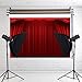 Red Curtain Backdrop Banner Theater Stage Curtain Theme Background Decor for Adults Kids VIP Magic Shows TV Shows Birthday Party Decorations Photo Booth Props Supplies 70.8x47.2in-BECKTEN