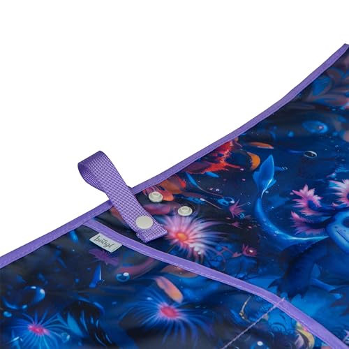 Baagl Kinderschürze Mädchen Jungen Kochschürze Kinder, Schürze Malschürze Bastelschürze für Kinder (Axolotl) – Ansicht 2
