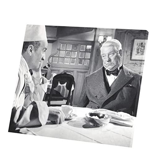 Toile imprimée Jean Gabin Louis de Funès cadeau idéal de collection cinéma français 71x60 cm