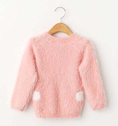 Girl's "Two Rabbits" Pullover Sweater2