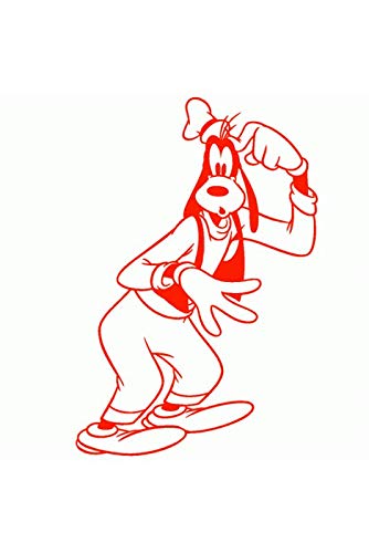 Pippo - Disney - Adesivo Prespaziato - Colore