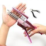 Generic 6D Hair Extensions Machine Kit - 5 Pin No-Trace 6d Hair Extensions Tool - Hair Extension Gun with Remover Tool for Salon Human Hair, Fast Installation And Removal, purple 1
