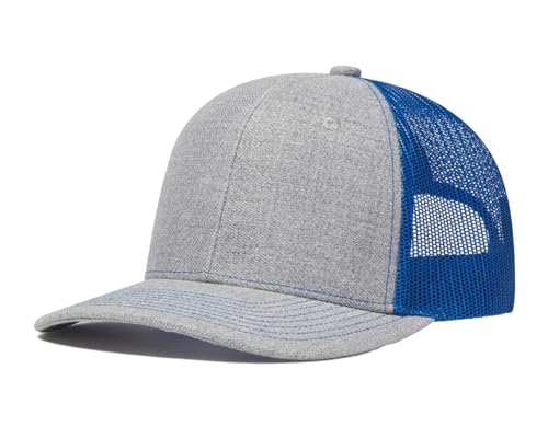 Image of Quanhaigou Trucker Hat - Mesh Snap Back - Unisex Adjustable Baseball Cap - Outdoor Hats for Men Women