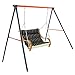 ZENY Swing Stand Frame, Heavy Duty A Frame Swing Set for Backyard, Weight Capacity 440lbs, Hammock Chair Stand