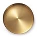IVAILEX Round Gold Tray Stainless Steel Jewelry, Make up, Candle Plate Decorative Tray (5.5 inches)