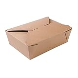 VERSATIL: Food Box To Go adecuada para platos fríos y calientes, como pastas y arroces, ensaladas, comida rápida o salchichas al curry. El recubrimiento protege contra el remojo