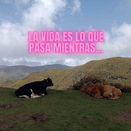 La vida es lo que pasa mientras... Podcast Por @vicki_nga y @susana_fuentes arte de portada
