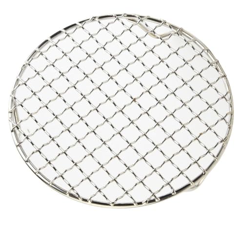 Rundes Kühlgitter aus Edelstahl, unverzichtbar für gleichmäßiges Kochen und Kühlen verschiedener Lebensmittel (27 cm)