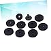 Generic 8pcs Drum Practice Pad Felt Washers Cymbal Sleeve Base for Low Volume Cymbal Pack