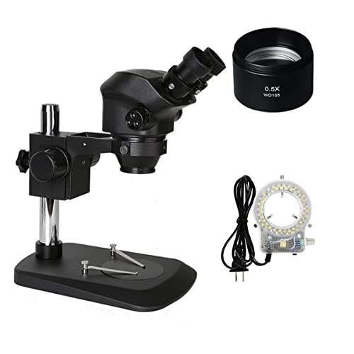 Lbg 3.5X 7X 45X 90X XeIoጰAY[œ_ 56 LED OCgtdb PCB ͂񂾕tCp YA_v^[(Set 2 black)