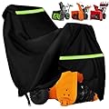 YONQIFON Waterproof Snow Blower Cover,24/26/28 in Heavy Duty 600D Universal Snow Thrower Cover,Outdoor Snowblower Cover fit Most Two Stage Snowblowers Fit for EGO,Ariens,PowerSmart,Craftsman,Cub Cadet
