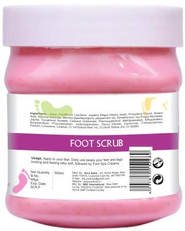 Image of Pink Root Charcoal Scrub 500gm with Foot Scrub 500gm