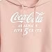 HYBRID APPAREL - Coca-Cola - As Always Five Cents - Women's Cropped Pullover Hoodie - Size Large Blush