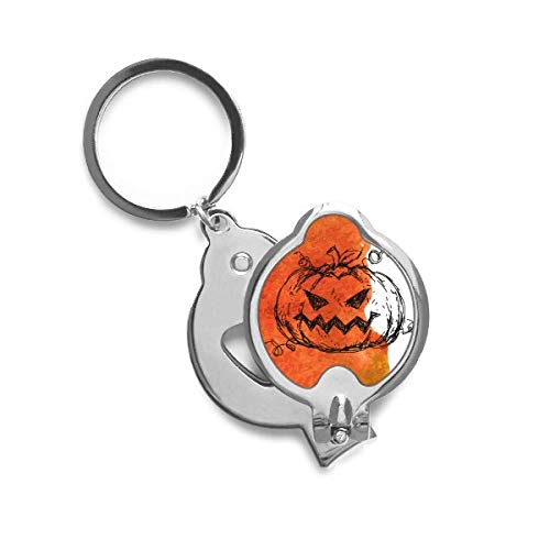 Coupe-ongles citrouille peinte Halloween à glisser dans sa trousse de voyage