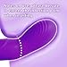 Purple Adult Tool for Women Today Silent Silicone Rabbit Ears Finger Pleasure Toy Set Games for Men and Women Adult Toys Soft Sensory Rechargeable Toys for Women Gift of Love